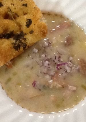 白豆とハムのスープ-レシピのメイン写真
