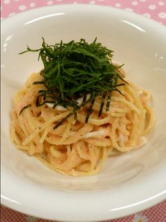 クリームたらこスパゲティ-レシピのメイン写真