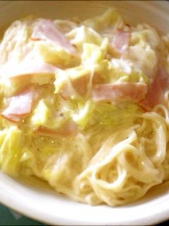 そうめんでアレンジ☆白菜のクリーム煮-レシピのメイン写真