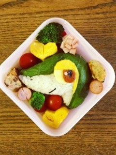 ポケモン*ツタージャ弁当-レシピのメイン写真