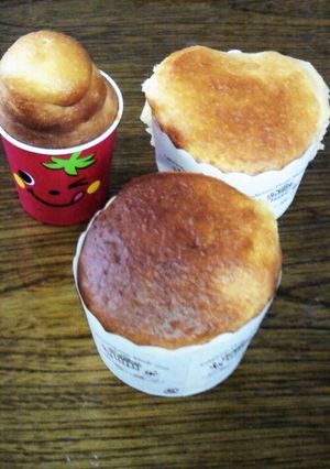 ﾎｯﾄｹｰｷmixで簡単ｶｯﾌﾟｹｰｷ♡-レシピのメイン写真