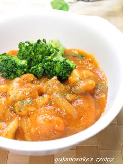 鶏肉デミグラスソース煮込み-レシピのメイン写真