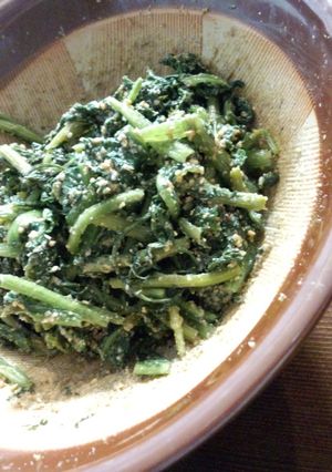 春菊とほうれん草のごますぎごま和え-レシピのメイン写真