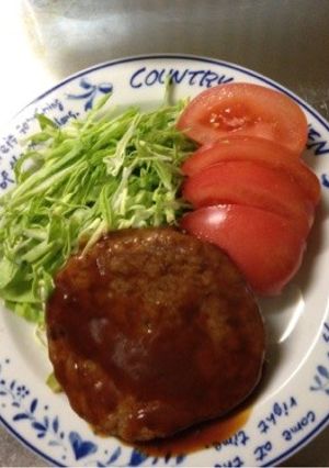 オーブンで焼く⭐うちのハンバーグ-レシピのメイン写真