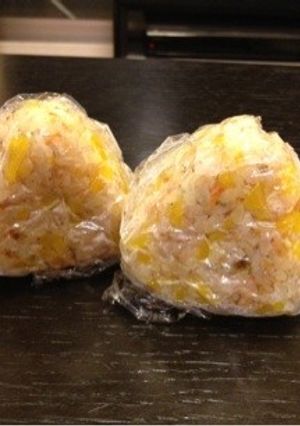 たくあんおかかおにぎり-レシピのメイン写真