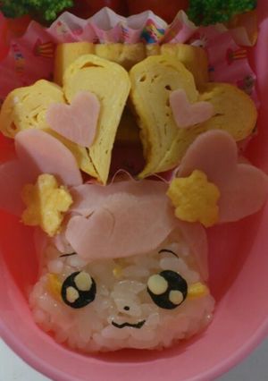 キャラ弁 あいちゃん(プリキュア)-レシピのメイン写真