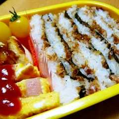 รูปของ シマシマのり弁♬