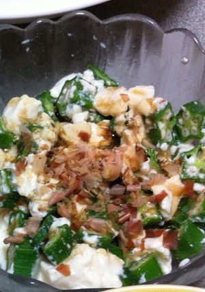 とろろみたいな、おくらの副菜！-レシピのメイン写真