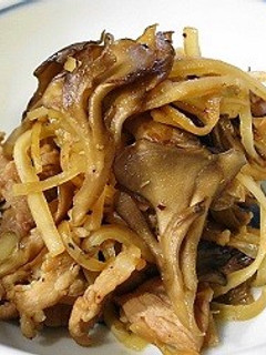 大根の「皮」と舞茸の胡椒きんぴら-レシピのメイン写真