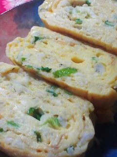 しらすとネギの卵焼き*朝食や弁当に-レシピのメイン写真