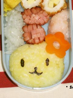 キャラ弁♪ウサハナちゃん弁当-レシピのメイン写真