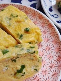 ネギ入り卵焼き-レシピのメイン写真