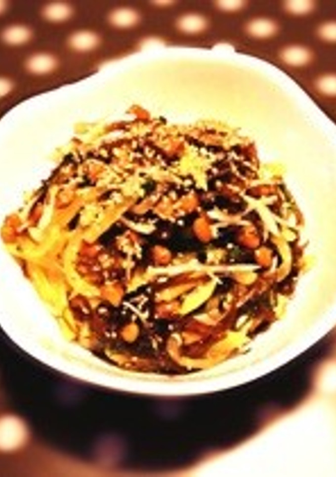 生もずくと納豆のたくあん和え-レシピのメイン写真