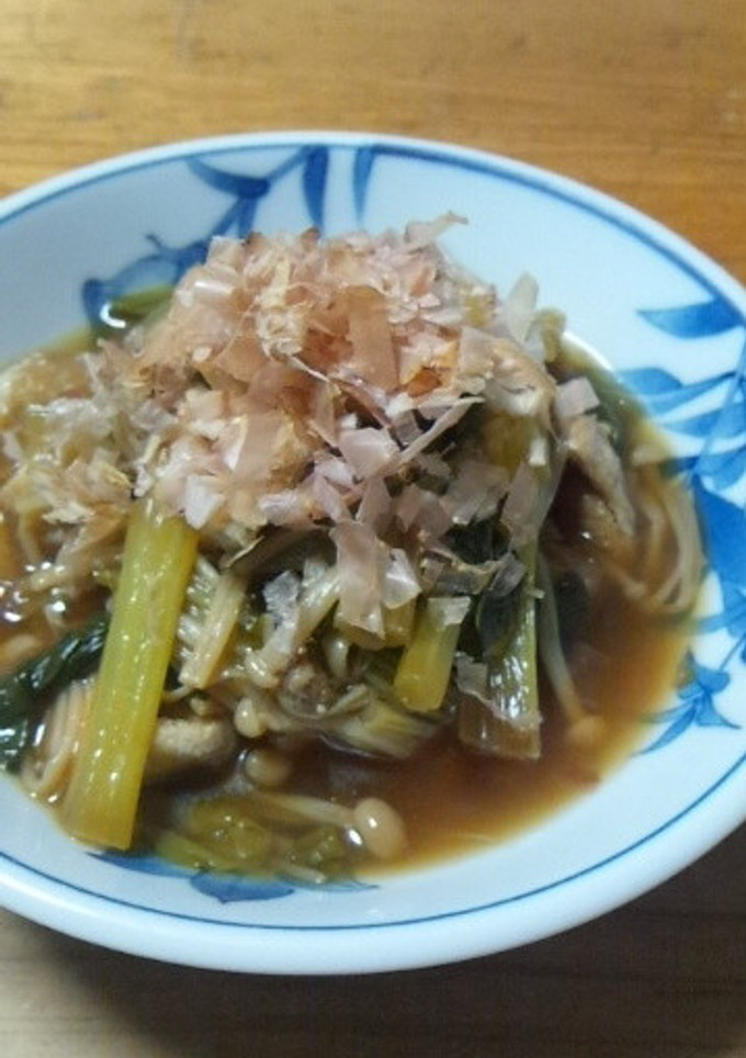 小松菜と油揚げとえのき☆煮浸し-レシピのメイン写真