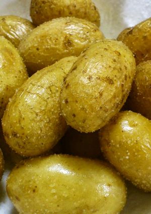 すぐできる小さいじゃがいもの素揚げ煮♪-レシピのメイン写真