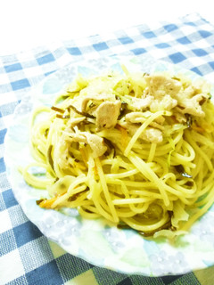 簡単!塩こんぶのパスタ-レシピのメイン写真
