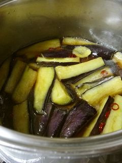 水晶煮 なすびに生姜と唐辛子-レシピのメイン写真