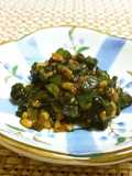 醤油麹で！金時草のたたき