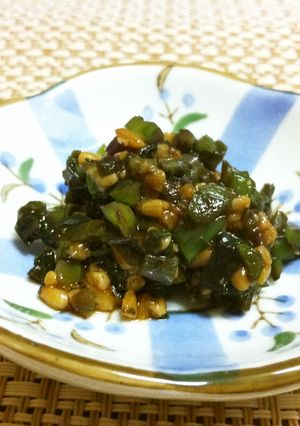 醤油麹で！金時草のたたき-レシピのメイン写真