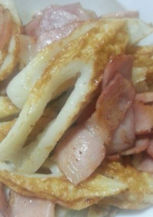 ちくわベーコン炒め-レシピのメイン写真