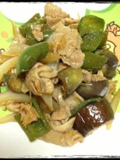 なすとピーマンの夏野菜スタミナ焼き-レシピのメイン写真