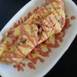 朝食にウィンナーオムレツ