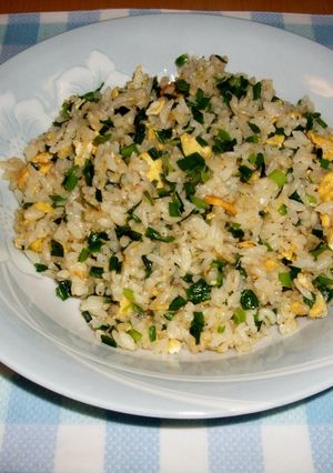 シンプルな味付けのニラ玉チャーハン-レシピのメイン写真