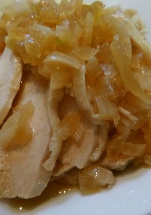 作りおきに♪鶏ムネの玉葱だれ-レシピのメイン写真