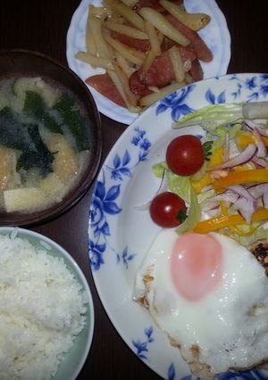 豆腐ハンバーグ定食-レシピのメイン写真