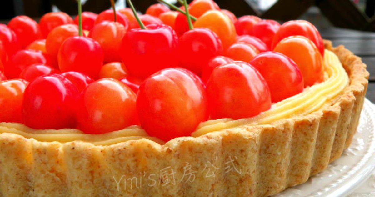 さくらんぼタルト by Yiniカフェ料理教室 【クックパッド】 簡単