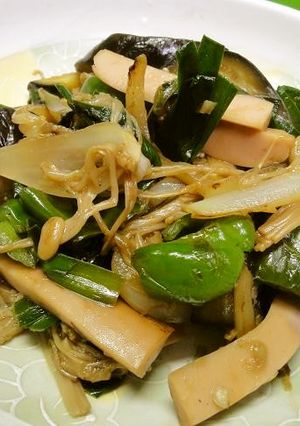 魚肉ソーセージと野菜の炒め物-レシピのメイン写真