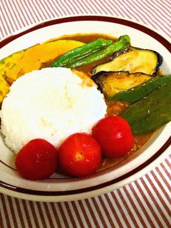 夏野菜カレー-レシピのメイン写真