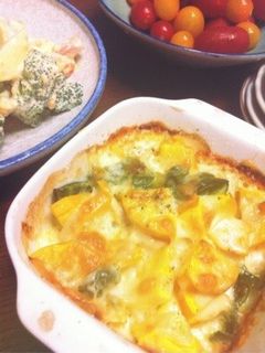 ズッキーニとピーマンのチーズ焼き♪-レシピのメイン写真
