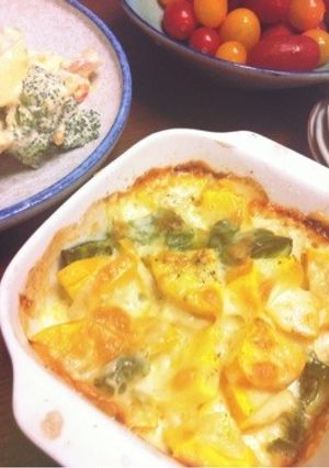 ズッキーニとピーマンのチーズ焼き♪-レシピのメイン写真