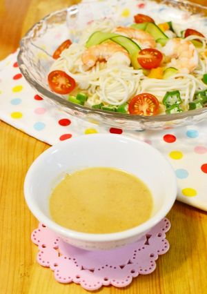 大豆ピューレそうめん-レシピのメイン写真
