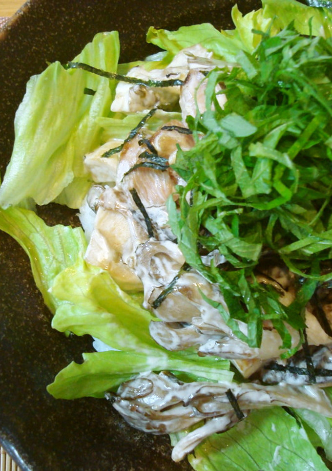 鶏ときのこの柚子胡椒マヨ丼-レシピのメイン写真