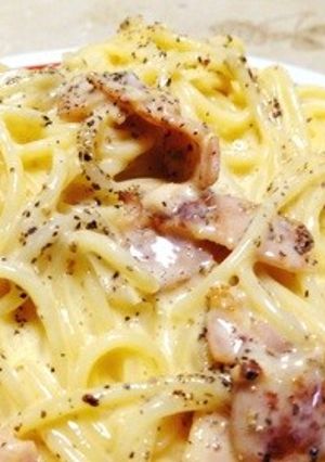 シンプルなカルボナーラ(自己流では無い)-レシピのメイン写真