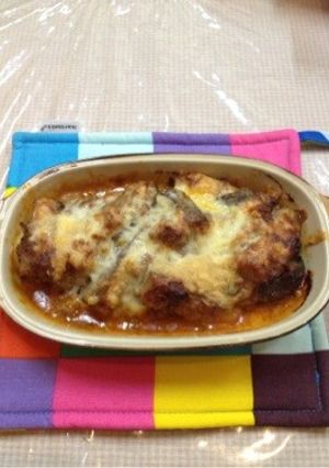 麻婆茄子リメイク「超簡単ミートグラタン」-レシピのメイン写真