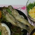 ヤマメ イワナ 川魚の唐揚げ