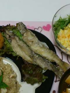 ヤマメ イワナ 川魚の唐揚げ-レシピのメイン写真