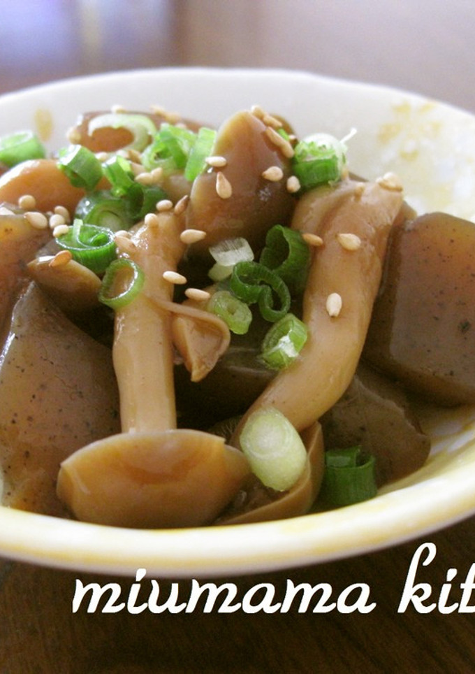 作り置き＊こんにゃくとしめじの甘辛煮-レシピのメイン写真