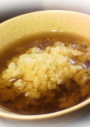 夏の定番!冷たい麦茶漬け♪-レシピのメイン写真