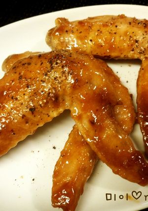 南高梅ジャムと玄米醤油麹 de 手羽照り-レシピのメイン写真