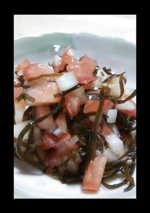 ささっとおつまみ 塩昆布×トマト-レシピのメイン写真