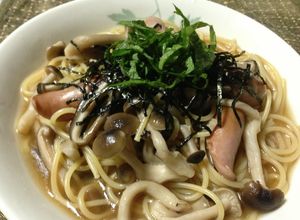 和風きのこスープパスタ～10分で簡単♪-レシピのメイン写真