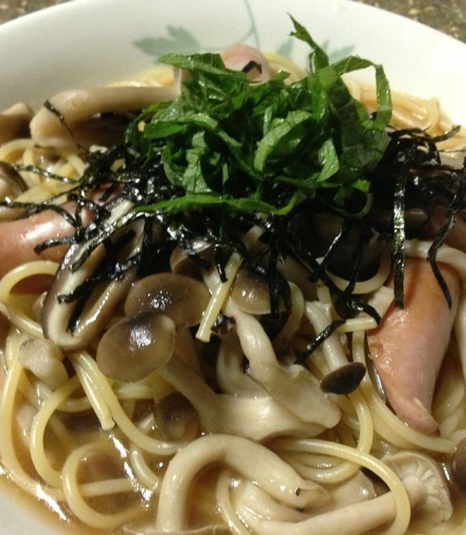 和風きのこスープパスタ~10分で簡単♪-レシピのメイン写真