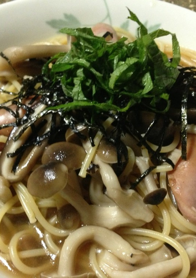 和風きのこスープパスタ～10分で簡単♪-レシピのメイン写真