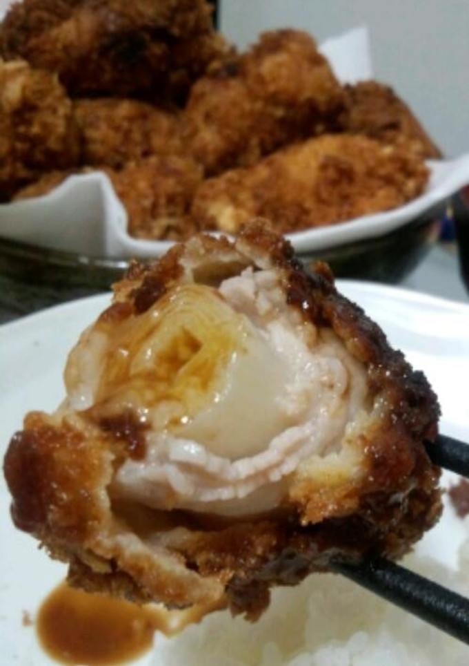 お肉屋さんの揚げ物を再現!ねぎの豚肉巻き-レシピのメイン写真