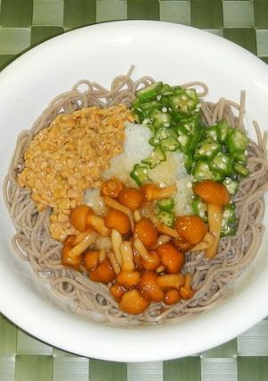 ネバネバトリオそば-レシピのメイン写真