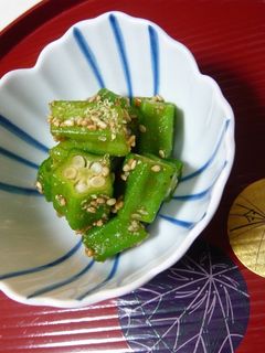 オクラの梅和え-レシピのメイン写真